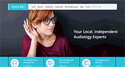 Desktop Screenshot of hearingwales.com